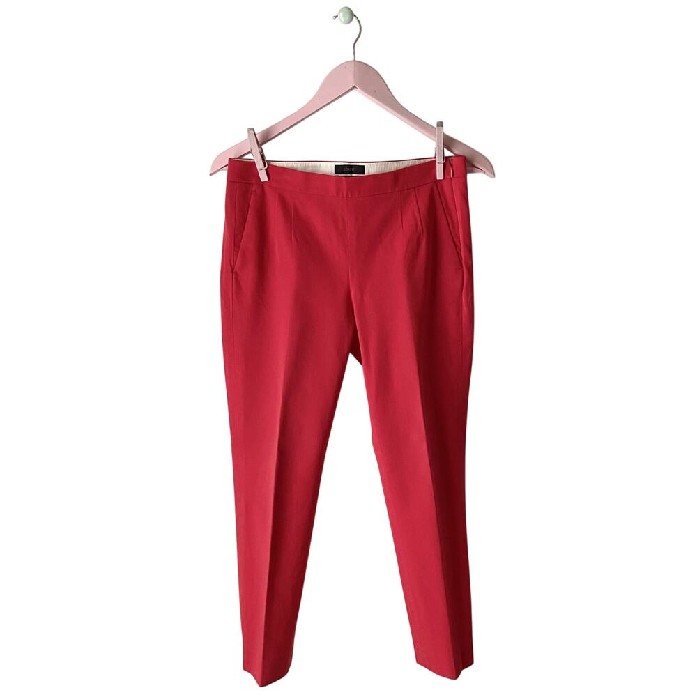 J. Crew Martie Red Trousers